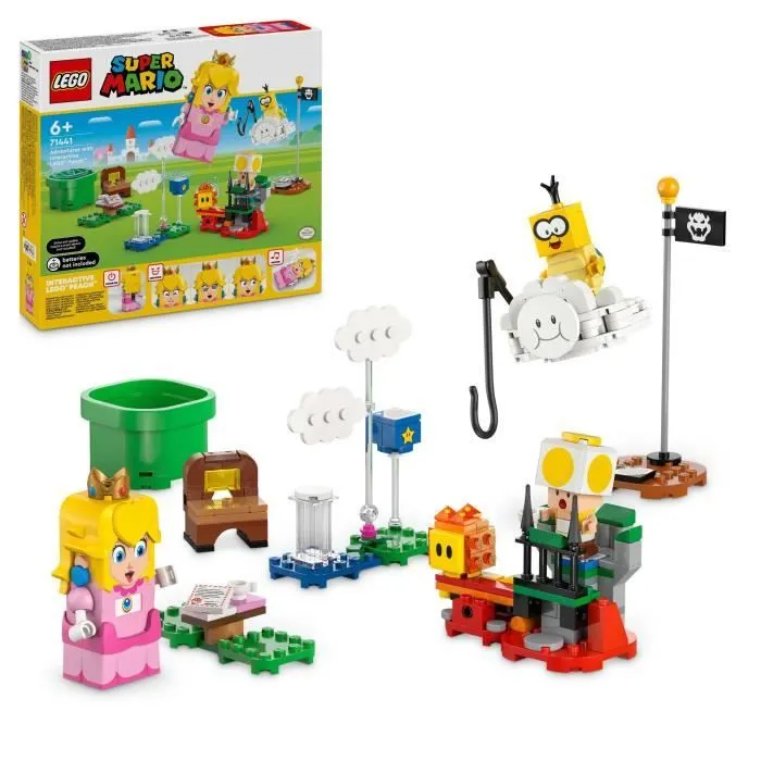 LEGO® Super Mario 71441 Les Aventures de LEGO® Peach interactive - Jouet de princesse-0