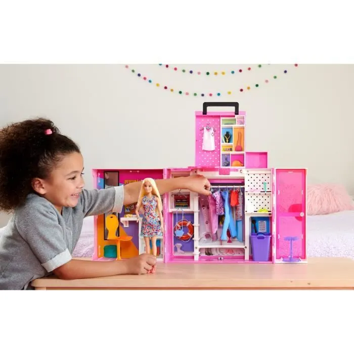 Barbie®-Poupée et Coffret Dressing Deluxe, + de 60 cm, dès 3 ans HGX57-6