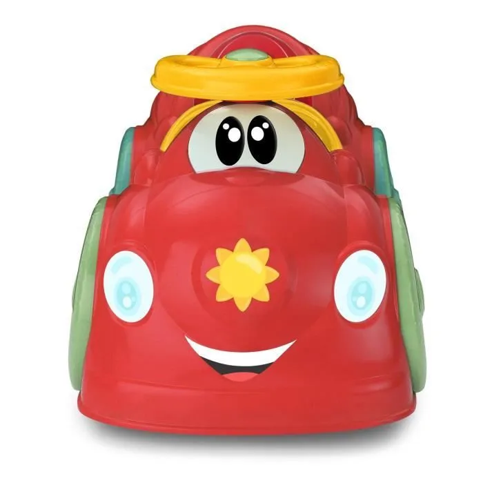 Porteur CHICCO All Around Eco Rouge - 2 roues libres - Coffre de rangement - Klaxon - Plastique recyclé-2
