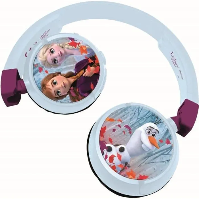 Casque audio enfant - LA REINE DES NEIGES 2 - Bluetooth® - Limitation de son - LEXIBOOK-0