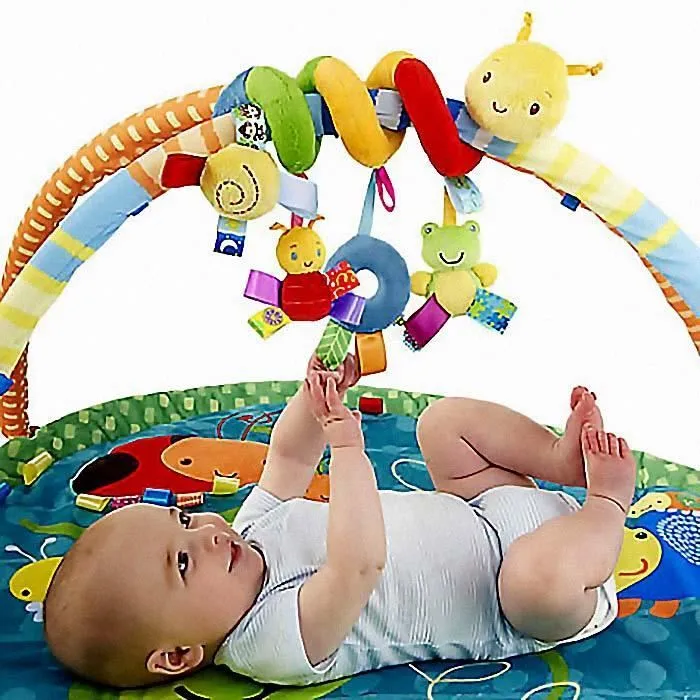 Jouet De Première Age Hochets Jouets Pour Poussette Portique D'éveil Bébé Jouet Peluche Accroché Suspendu Lit-1