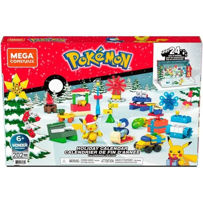 Mega Construx - Pokémon - Calendrier de l'Avent et jeu de construction GYG99-1