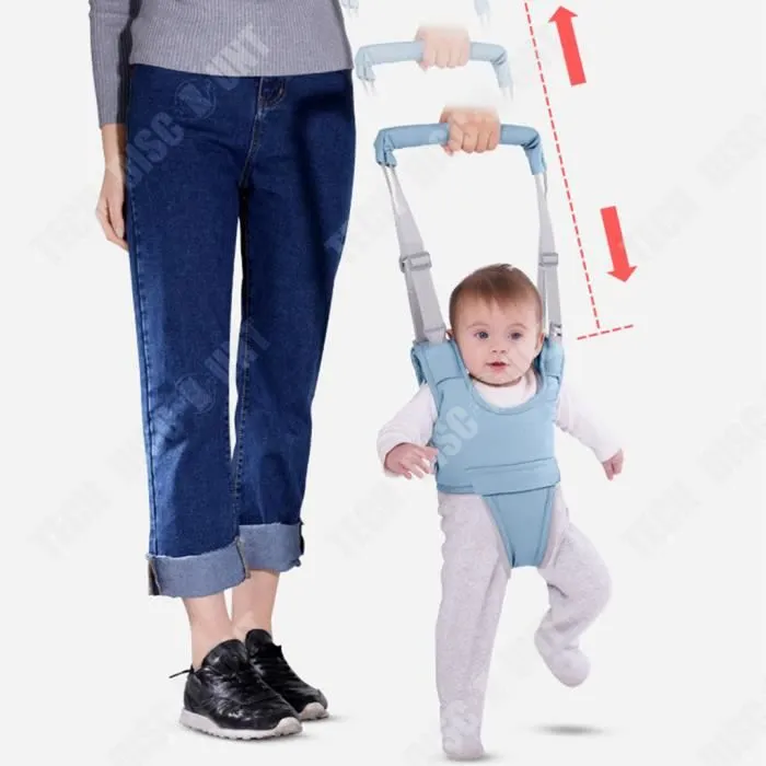 TD® Ceinture bébé enfant en bas âge été respirant apprendre à marcher corde de protection anti-traction à double usage-3