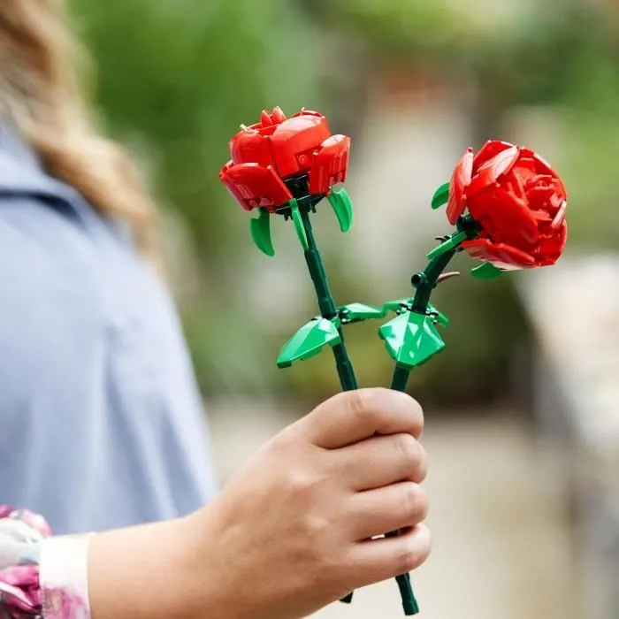LEGO® 40460 Creator Les Roses, Set de Fleurs Artificielles pour Filles et Garçons Dès 8 Ans, Décoration de Maison-4