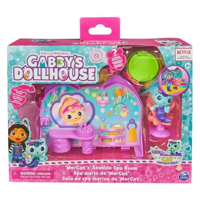 Playset Deluxe Le SPA - Gabby et la Maison Magique - 1 figurine chat et accessoires-1