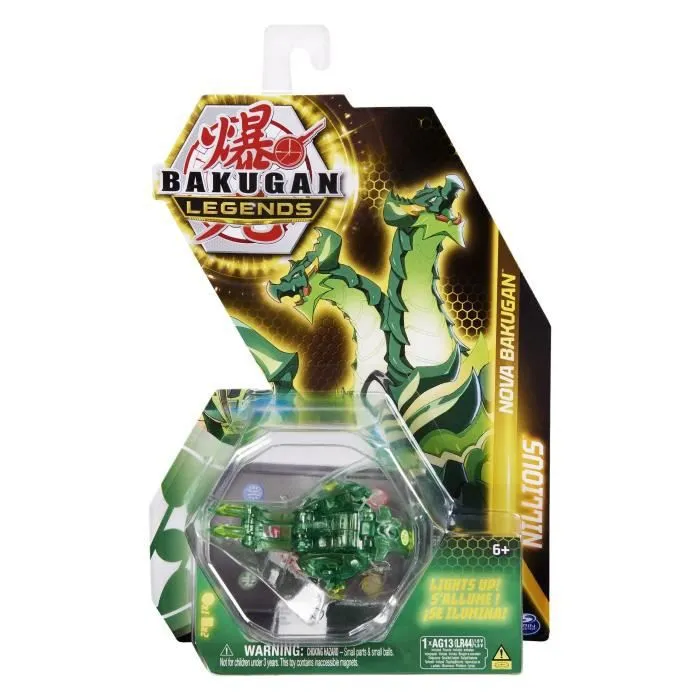 Coffret Bakugan Nova Lumineux Saison 5 avec 2 cartes - Modèle Aléatoire-1