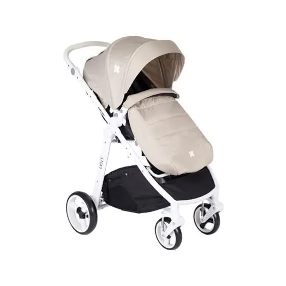 Poussette combinée trio 3 en 1 avec siège auto UGO beige KikkaBoo-1