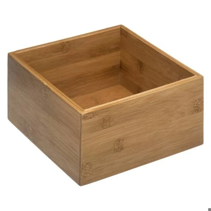 Organiseur - 5five - 18x18cm - Bambou - Écologique - Mixte-1