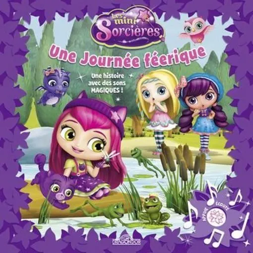 Livre - les mini-sorcières ; une journée féérique-0