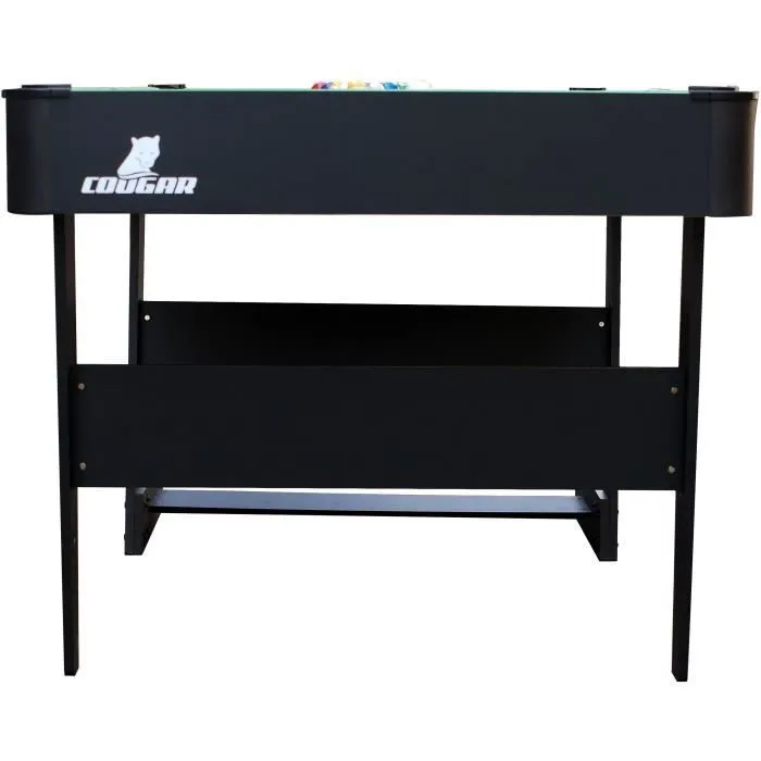 Table de Billard pliable 6ft Cougar Hustle XL - Noir/Vert - Accessoires inclus-2