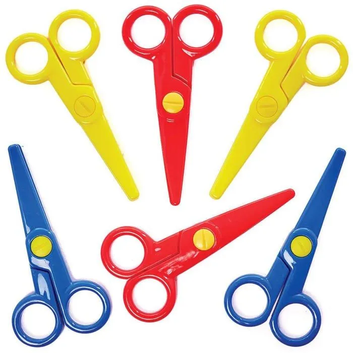Jeu de pate a modeler Baker ross - FC937 - Ciseau Pate a Modeler - Lot de 6, Loisirs Creatifs pour Enfants ()-0