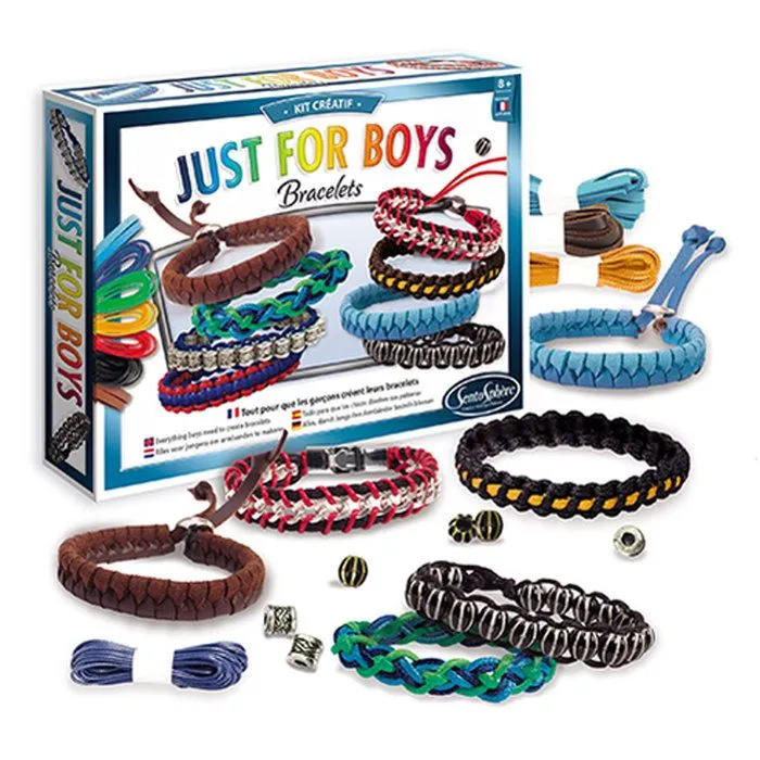 Kit créatif Bracelets : Just for boys-0