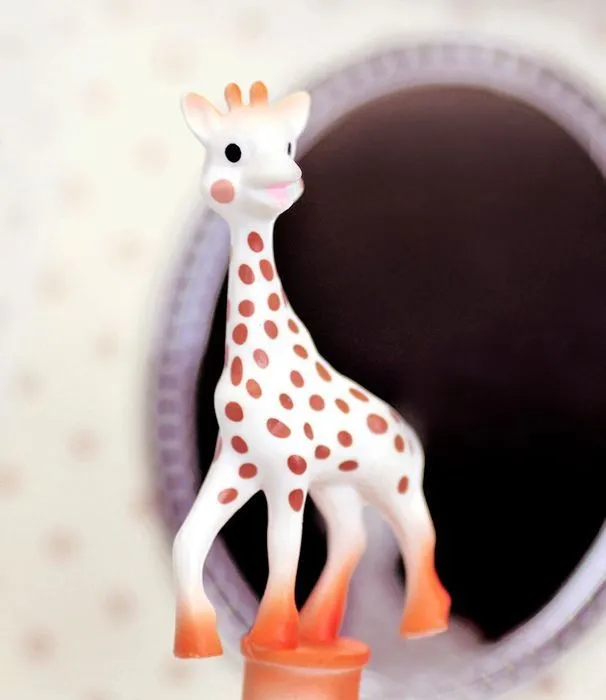 Trousselier - Boite à Musique Sophie La Girafe Rose-3