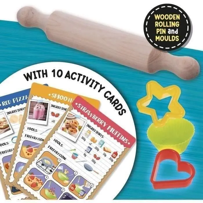 Kit créatif - LISCIANI - Montessori Box - Le goût - Création de biscuits - Moules alimentaires - Atelier pâtissier-2