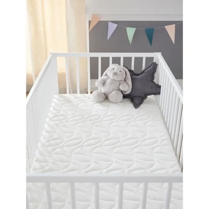 Matelas Bébé Bamboo - BABYSOM - 70x140 cm - Viscose douce - Aéré et Absorbant - Sans Traitement Chimique-2