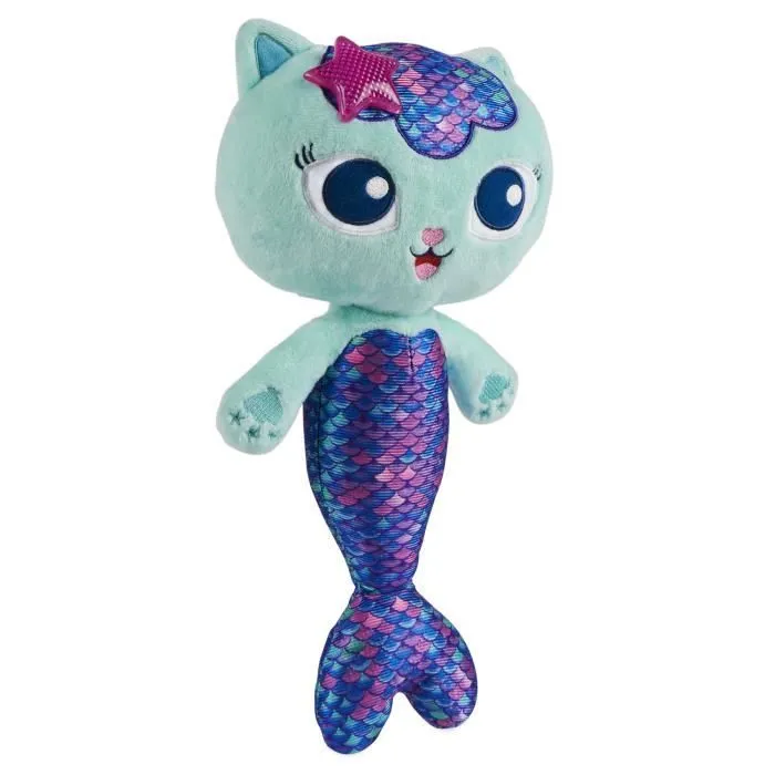 Gabi Mermaid Cat House peluche mascotte interactive chat sirène chat 35 cm Light and Sound-1