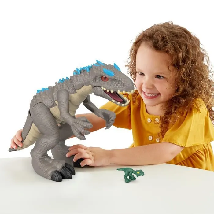 Figurine Indominus Rex Fisher-Price Imaginext - Jurassic World - Gris-1