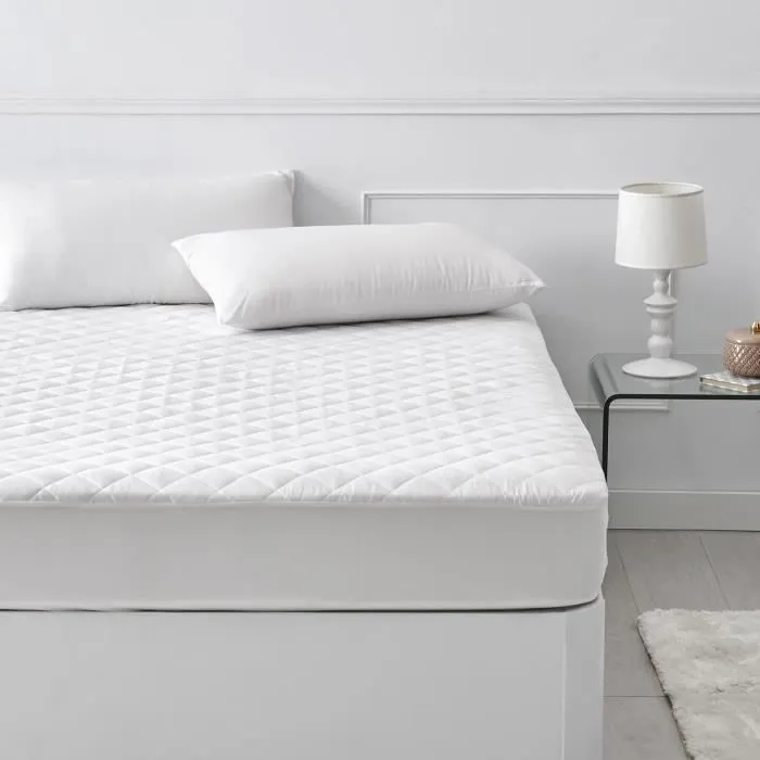 Protège-matelas matelassé en fibre respirant - PIKOLIN HOME - 135x190/200cm-1