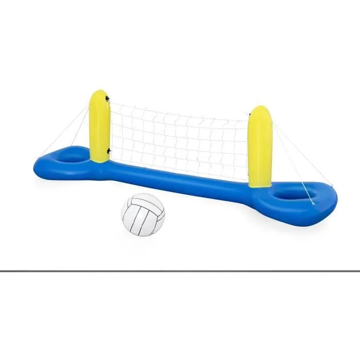 Jeu de piscine gonflable flottant Volley-ball - BESTWAY - 52133 - 244 x 64 x 76 cm-0