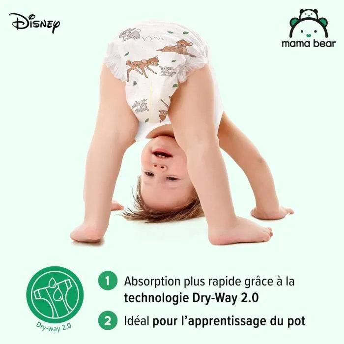Mama Bear - Disney Couches culottes Taille 4 9-15 kg 160 culottes 2 paquets x 80-3