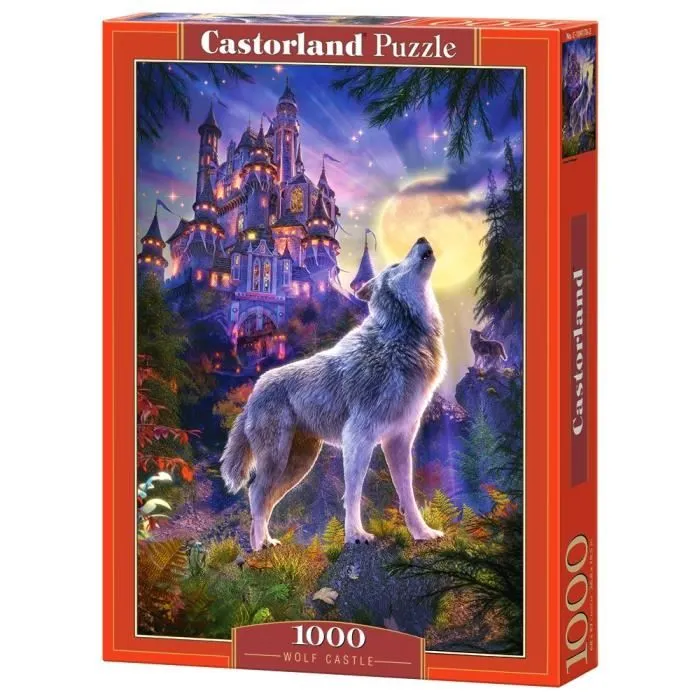 Puzzle Loup Castle - Castorland - 1000 pièces - Fantaisie - Enfants et adultes-1