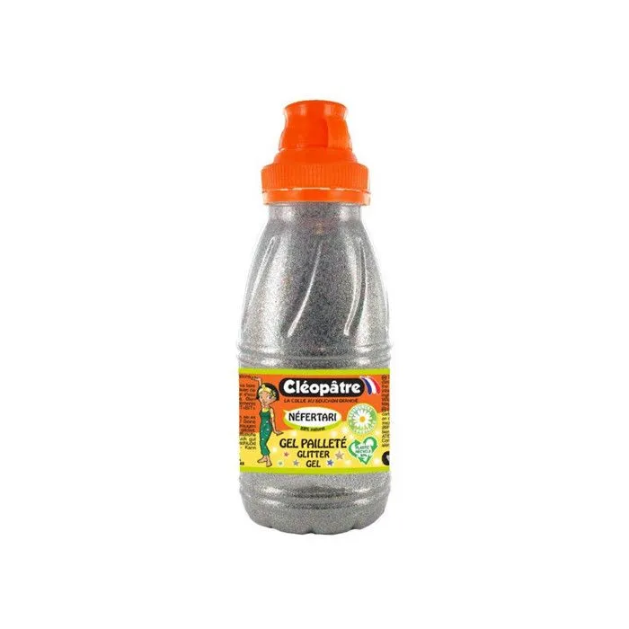 Gel Pailleté - CLEOPATRE - Multi Couleur - 250 ml - Or, Argent, Bleu, Rouge, Vert-0