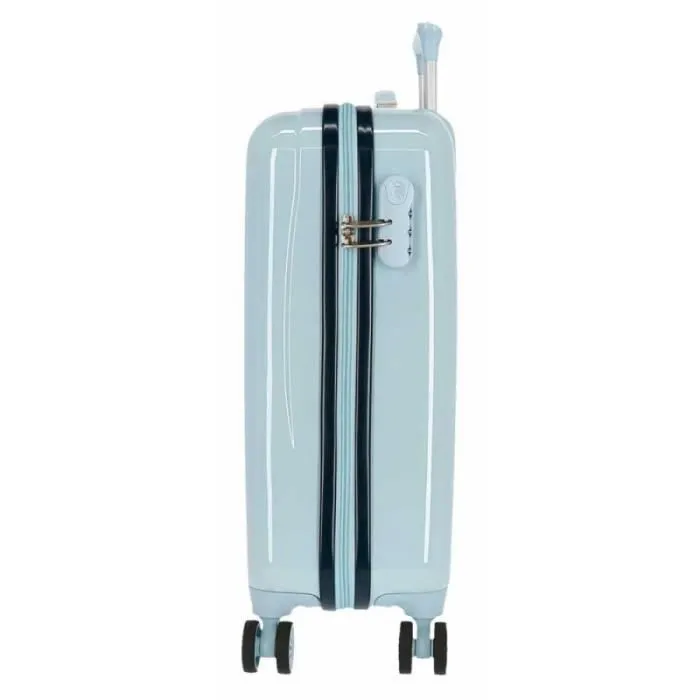 Valise enfant - Disney - Valise cabine La Reine des Neiges "Awesome moves" - 55 x 34 x 20 cm - Bleu ciel-2
