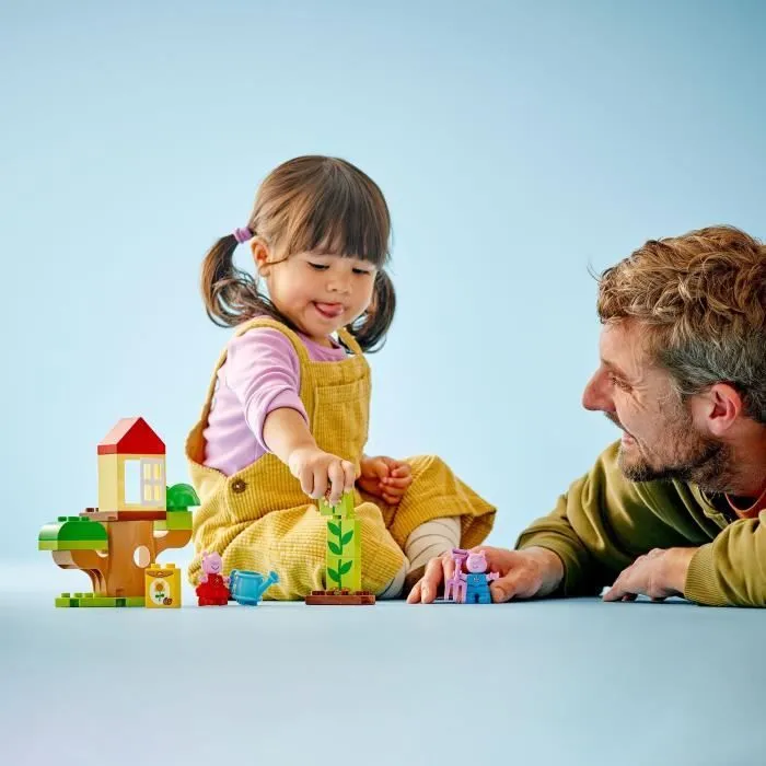 LEGO® DUPLO® 10431 Le Jardin et la Cabane dans l’Arbre de Peppa Pig - Jouet Créatif-4