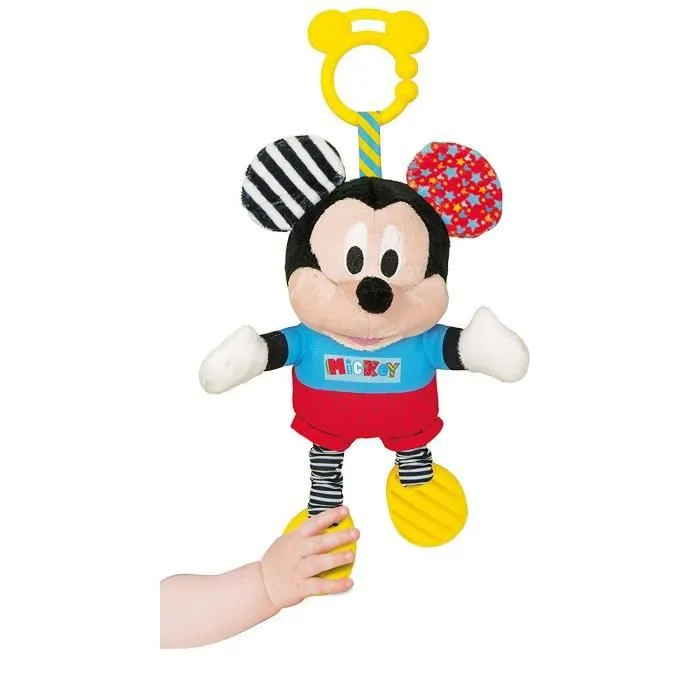 Peluche Premières activités Mickey - CLEMENTONI - Baby Mickey - Anneau de Dentition - Mixte-0