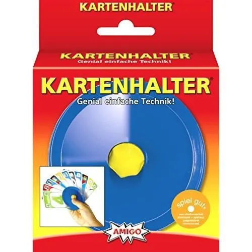 Accessoire de jeu de cartes - Amigo - 04921 - Porte-cartes - Bleu-0