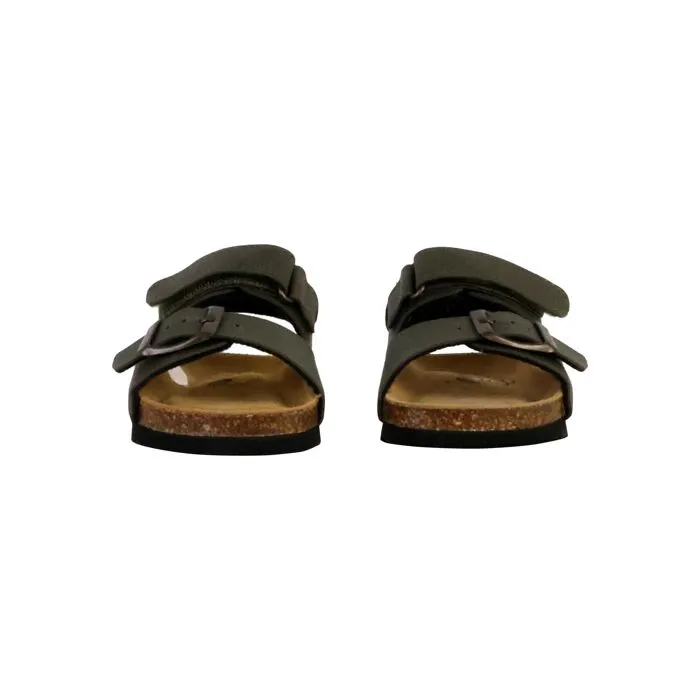 Mules Cuir Junior Plakton Parker - Kaki-5