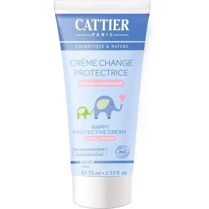 Cattier Bébé Crème pour le Change 75ml-0