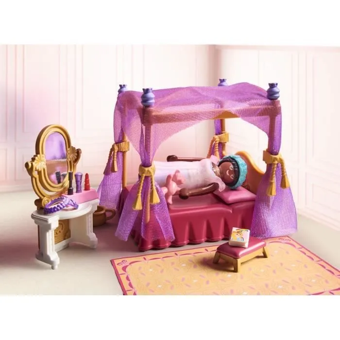 PLAYMOBIL 71847 Chambre de princesse avec lit baldaquin-2