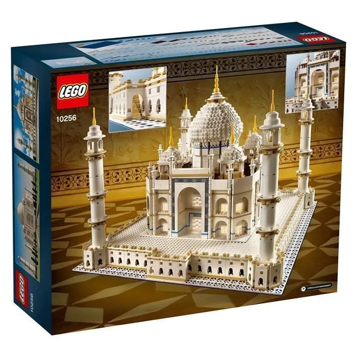 Jouet de construction - LEGO - Taj Mahal - 5900+ pièces - Blanc, Transparent-1