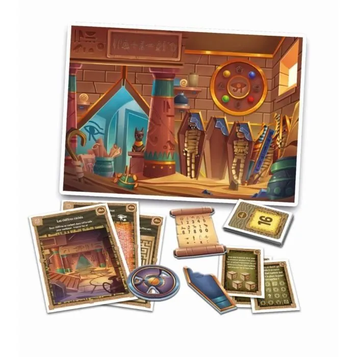 Clementoni - Escape Game - 3 pièces : Pharaon, Espace, Château - 1 à 8 joueurs-1