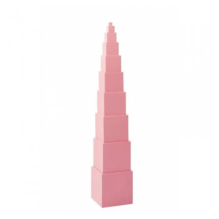 Jeu à empiler - La Tour Rose-0