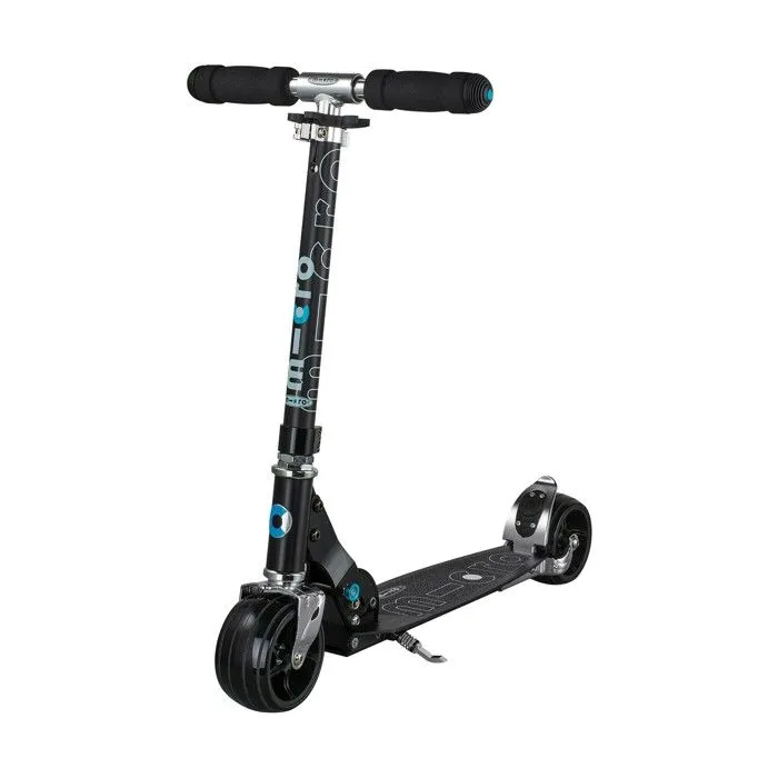 Trottinette adulte - MICRO - Rocket Noir - Tout-terrain - Au pied - Mixte-1