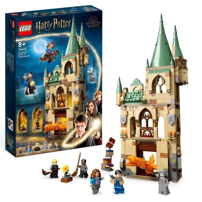 LEGO® Harry Potter 76413 Poudlard : la Salle sur Demande, Jouet Château avec Figurine Serpent de Feu-0