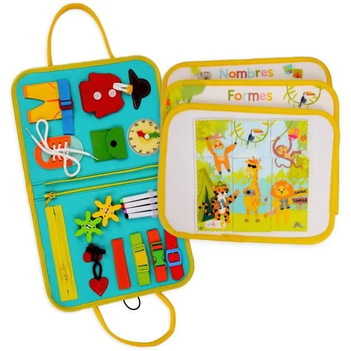 Pochette d'Activitées - Montessori - JADE - Jeu Educatif - Voyage - Sensoriel - Jeu Pour Enfant - Design Français-6