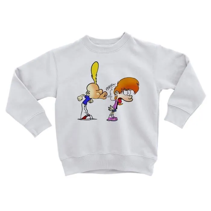 Sweatshirt Enfant - FABULOUS BIJOUX - Titeuf - Manches longues - Col arrondi - Blanc-0