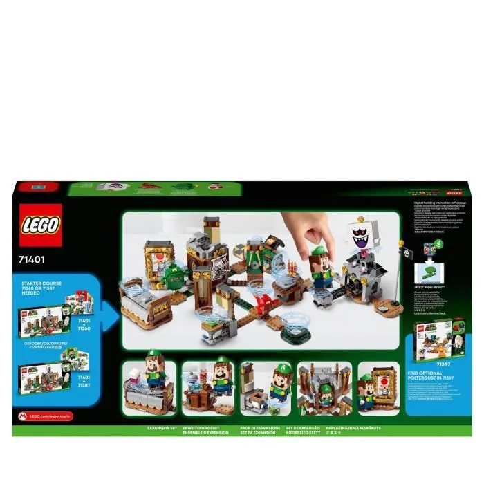 LEGO® 71401 Super Mario Set d’Extension Le Cache-Cache Hanté de Luigi’s Mansion, Jeu de Construction avec Figurines-5