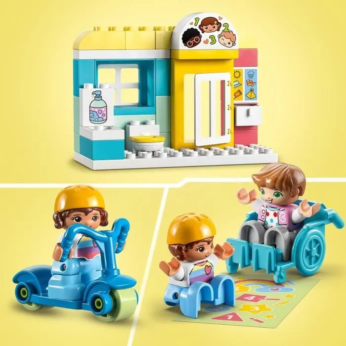 LEGO® DUPLO Ma Ville 10992 La Vie à la Garderie, Jouet Éducatif avec 4 Figurines-3