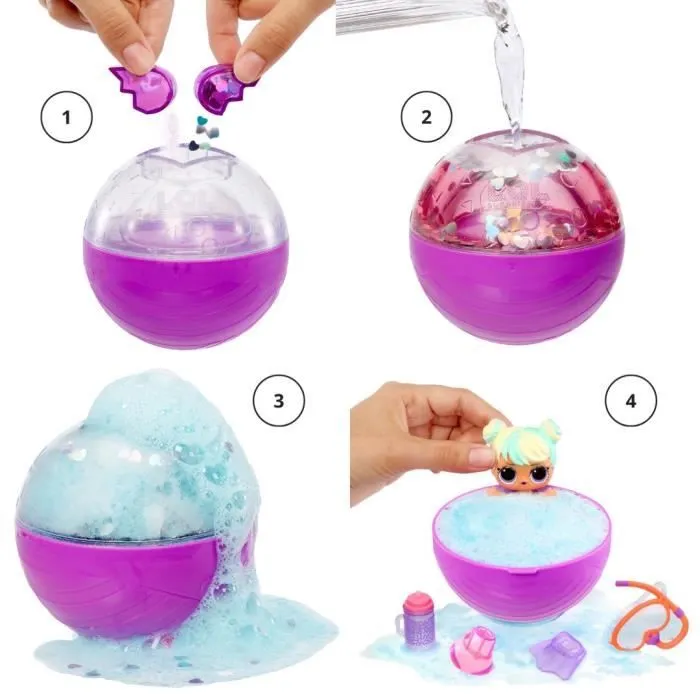 Poupée L.O.L. Surprise Bubble Surprise avec accessoires - Aléatoire - Blanc - Mixte - 4 ans et plus-2