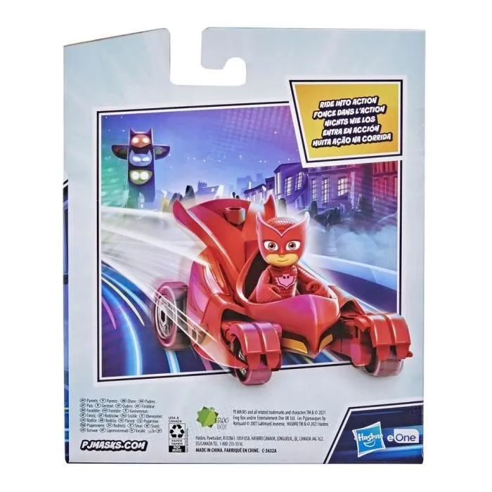 Pyjamasques - HASBRO - Véhicule Astro-Hibou avec figurine Bibou - Jouet préscolaire 3 ans-3