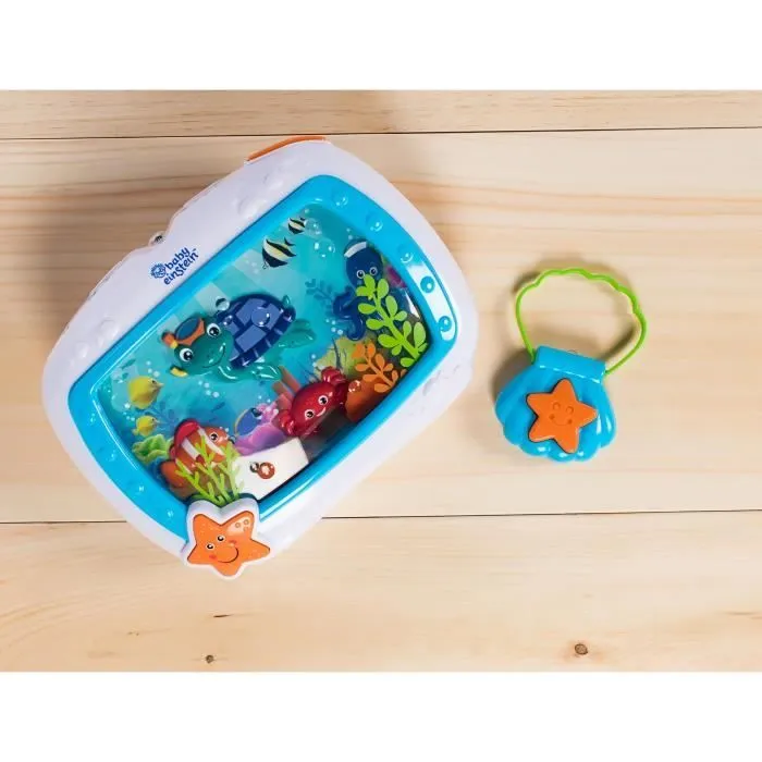 BABY EINSTEIN Veilleuse - Rêves marins - Réglage 25 min lumière, son, musique ou bruit de l’océan, attache lit, télécommande-2