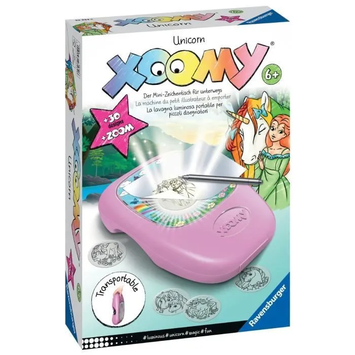 Xoomy Licorne, Jeu de dessin, loisir créatif, dès 6 ans, Ravensburger-1