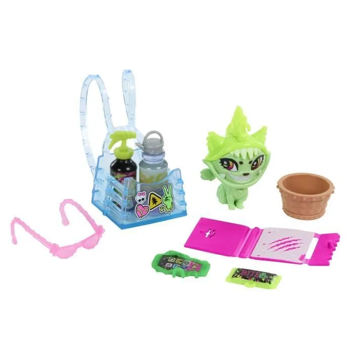 Monster High-Venus McFlytrap-Poupée avec Chewlian et accessoires HRP81-4