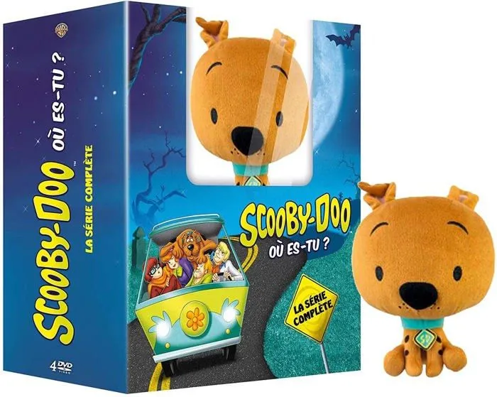 Dvd dessin anime - dvd animation Scoubidou où ES-tu-Saisons 1 - 2 [+ 1 Peluche]-1
