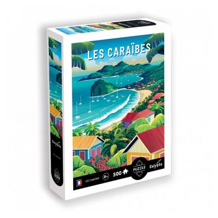 Puzzle 500 pièces - SENTOSPHERE - Les Caraïbes - Paysage et nature - Multicolore - 500-750 pièces-1