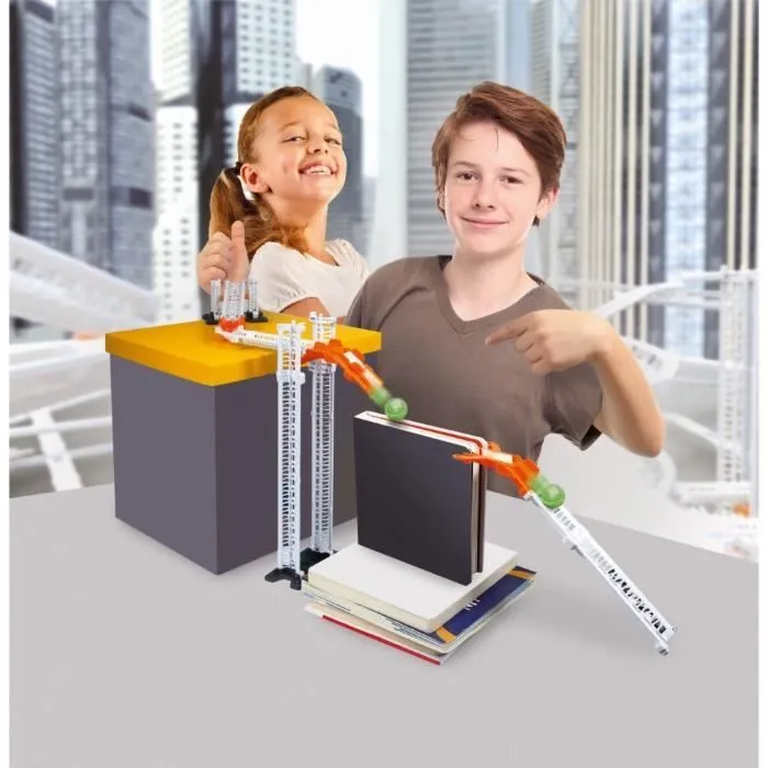 Clementoni - Action & Réaction - Coffret Starter set - Circuit bille - 50 pièces-3